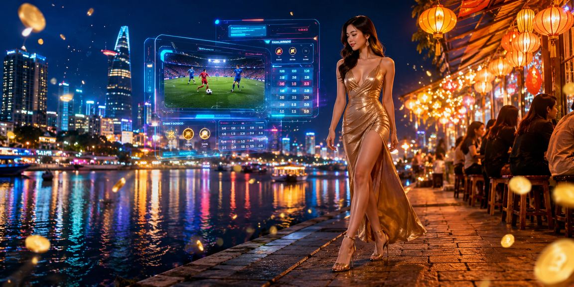 Không khí chợ đêm TP.HCM với người chơi truy cập casino trực tuyến xsctho an toàn